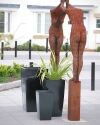 Manhattan Fiberglass Charcoal Tall Taper - Image 2