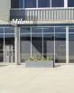 Milano Light Concrete Trough Planter parking lot