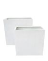 Mykonos Concrete White Tall Trough - Image 2