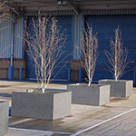 MEPC Milton Park – Commercial Granite Planters for Car Park Design