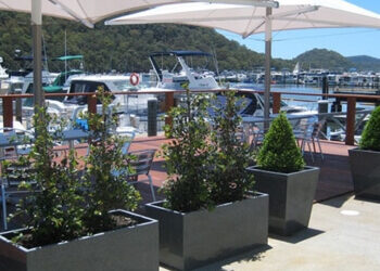 Extra Large Garden Planters, Granite Pots at Fenwicks Marina