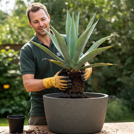 Agave Potting Up