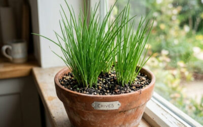 Growing Chives in a Pot