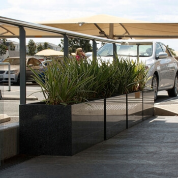 Extra Large Granite Trough 1200 Planters at Stanhope Village Shopping Centre