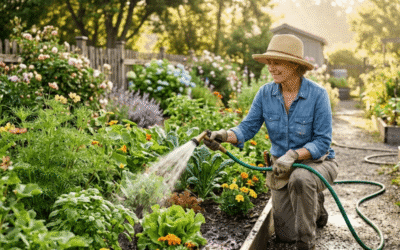 Cooling Off Soil and Pot Plants During Hot Weather