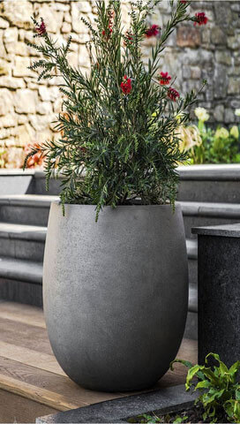 Outdoor Large Tall Round Planter