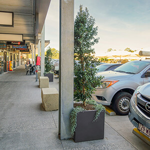 IOTA Australia Moscow GRC pots and planters at flagstone central