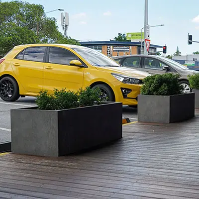 Florence Trough Planters Commissioned at Stafford Central Commercial Complex