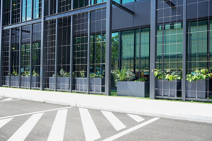 Landscape Design Ideas for Large Commercial Planters