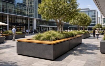 Integrating GRC Lightweight Concrete Planters in Modern Architecture Innovative Green Spaces.