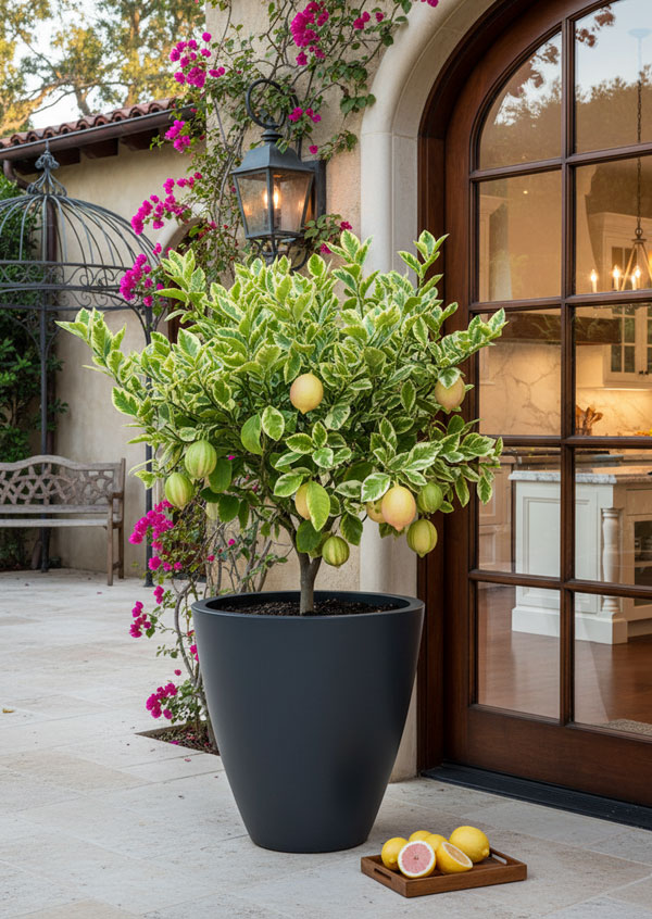 Fibreglass-Round-Lemon-Tree