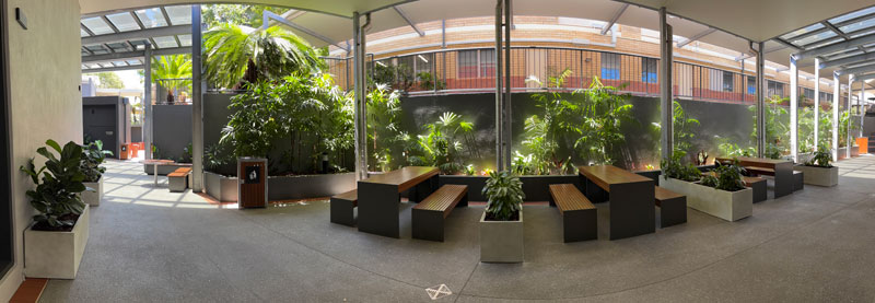Alaska Trough Planters for Matthew Flinders Anglican College