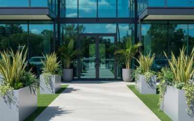 The Economics of Commercial Landscaping: Fibreglass Planters vs. In-Ground Beds