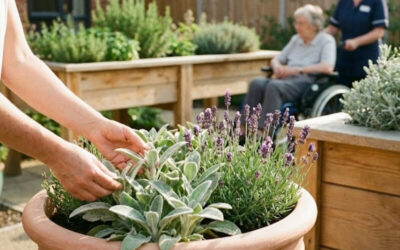 Creating a Sensory Garden in Pots for Schools and Healthcare Facilities