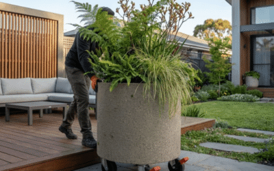 DIY Tutorial: How to Add Castor Wheels to an Extra-Large Planter