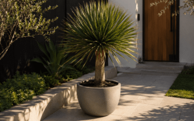 The Architectural Statement: Cultivating Potted Dragon Trees (Dracaena draco)