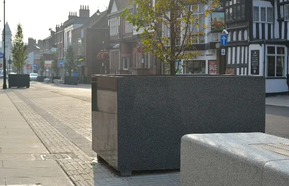 Granite Planters in Leek