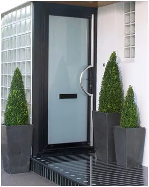 Frame a Doorway Using Planters in Interior Design