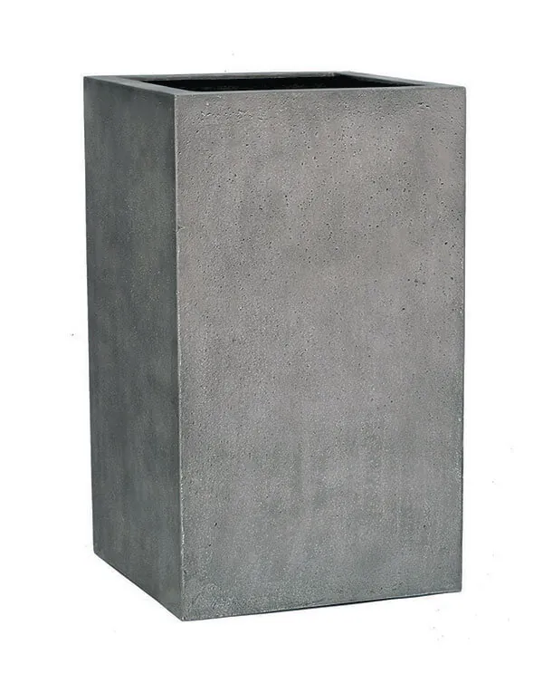 Florence Lightweight Concrete Tall Square Planters