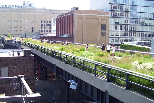 High Line in New York City - Living Walls