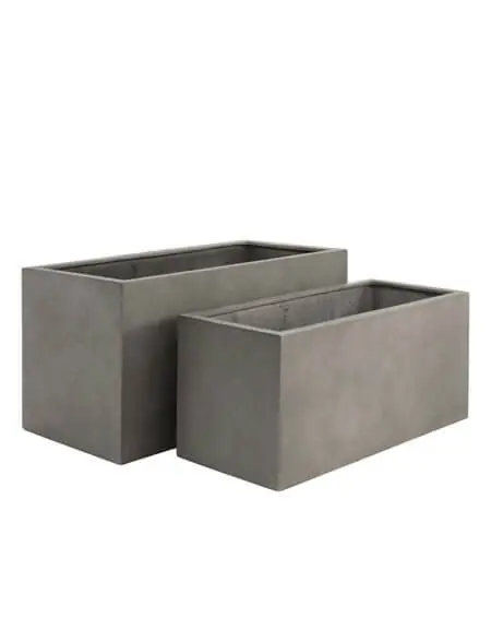 Florence Lightweight Concrete Trough Planters