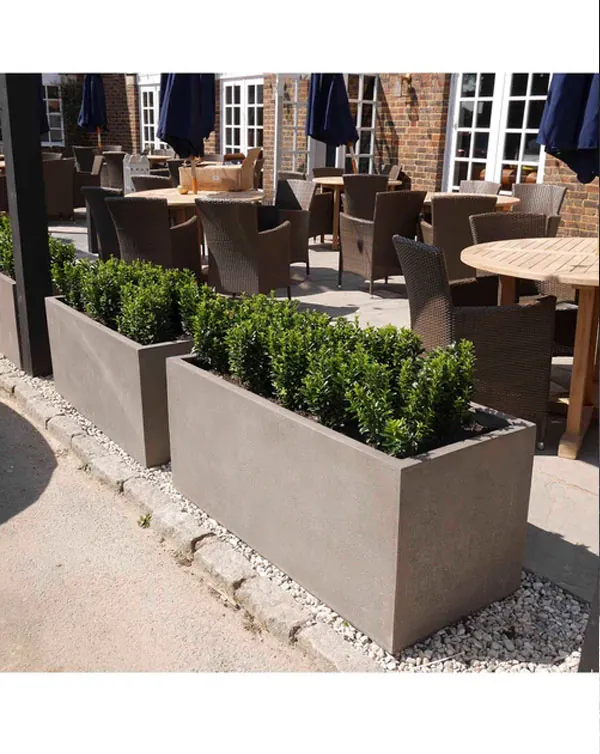 Florence Lightweight Concrete Trough Planters - Image 19