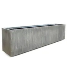 Long Trough Milano Concrete Rectangle Planter