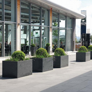 Custom Planters - Tree Pots In Outlet Mall