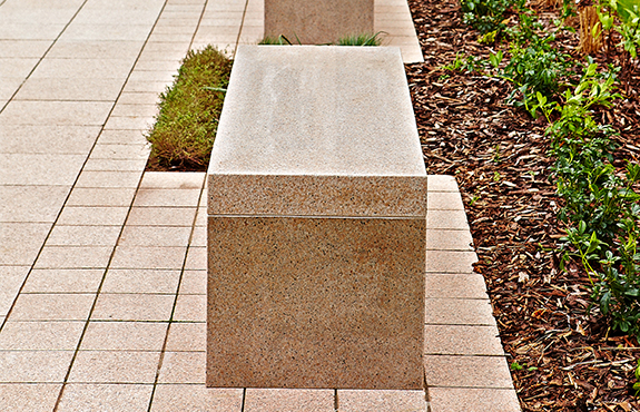 Concrete Benches and Concrete Planter Series