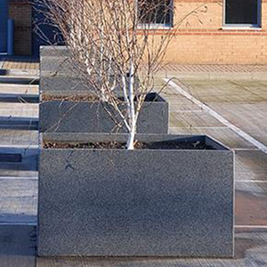 MEPC Commercial Granite Planters for car park design